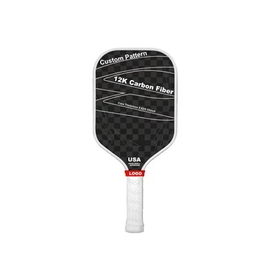 12K professionele koolstofvezel PP honingraatkern Duurzame Pickleball-peddel
